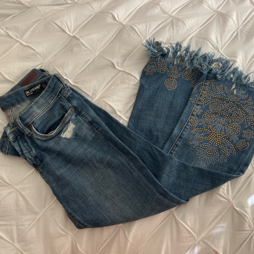 Blank NYC Cropped Flare Jeans